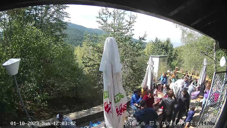 Хижа 'Балканити' уеб камера, времето на живо, местност 'Златните мостове' Витоша планина каменна река 'Морените', kamerite, live webcam hut, Bulgaria