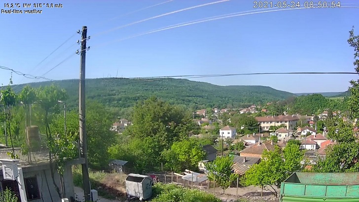 Село Батово времето на живо уеб камера на 10 км. от к.к. 'Албена' област Добрич, kamerite