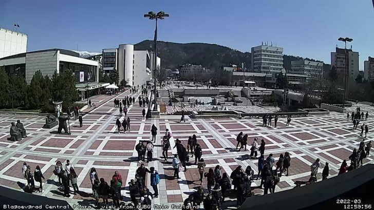 Благоевград времето уеб камера на живо център площад, парк улици трафик камерите на живо