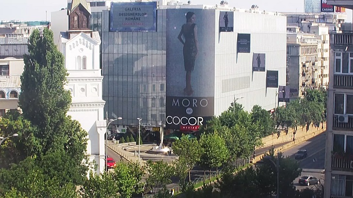 Букурещ уеб камери център площад улици трафик, столица най-голям град на Румъния, времето на живо