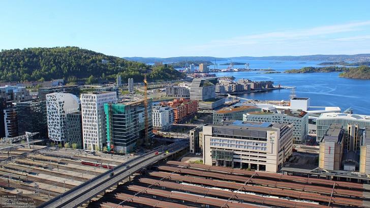 Осло Норвегия времето на живо уеб камера столица на Норвегия, пристанище, Северно море, live webcam