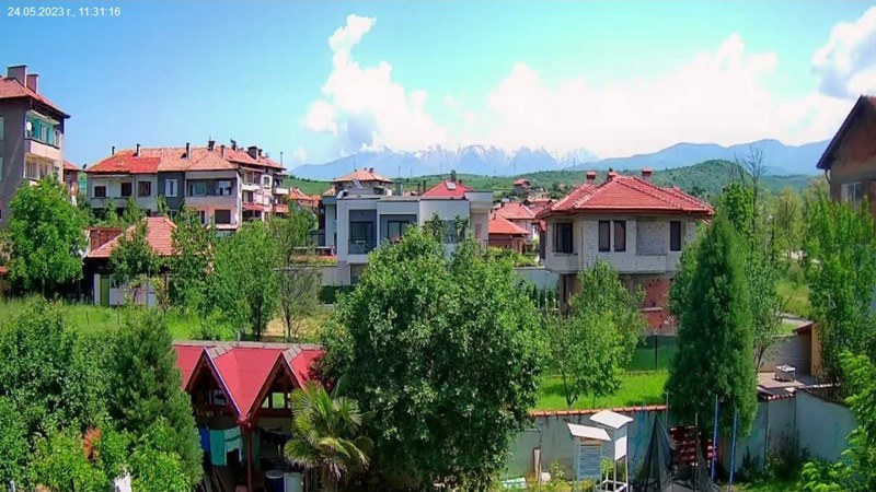 Село Рилци времето на живо уеб камера до Благоевград, Рила планина, live webcam