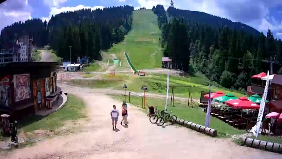 Пампорово 7 камери, Студенец ски писти, времето на живо, Родопа планина, връх 'Снежанка', live webcam Pamporovo