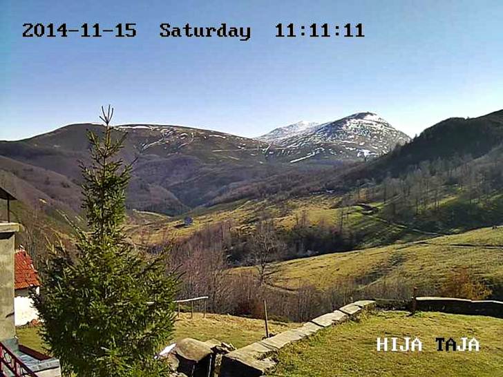 хижа 'Тъжа' времето уеб камера на живо, връх Ботев, Стара планина, live online camera