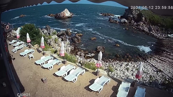 Тюленово уеб камера, времето на живо плаж курорт на Черно море, до Шабла камерите