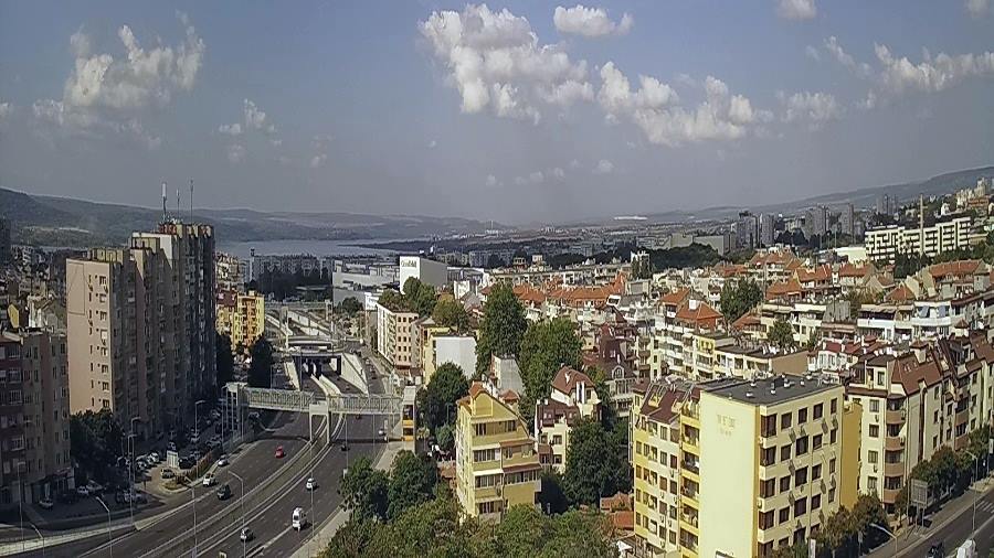 Варна времето на живо уеб камера Гранд Мол, Автогара, бул. 'Васил Левски' авто подлез, Варненско езеро канал kamerite