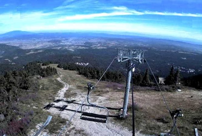 Боровец времето уеб камери на живо, лифт 'Ястребец Експрес', ски писта 'Попангелов', Рила планина