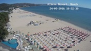 Летен курортен комплекс Албена времето уеб камера към плажна ивица и плаж морски бряг на Черно море