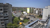 Бургас времето уеб камера на живо квартал жк 'Меден рудник', квартал улици трафик парк, kamerite online, live camera