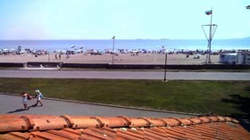 Бургас времето уеб камера Северен плаж морски бряг плажна ивица Черно море от Уиндсърф Клуб