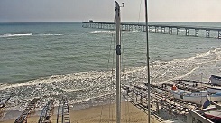 Шабла времето уеб камера на живо Шабленски фар Черно море, Тузлата рибарско селище Кария и мост от Шабленски фар kamerite, live webcam