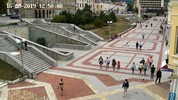 Шумен уеб камера на живо времето, център бул. 'Славянски' площад главна улица, хотел Мадара, live camera Shumen
