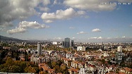 Уеб камера от София времето на живо, подвижна уеб камера с 360° панорама към София от кв. Лозенец, Витоша планина, трафик улици kamerite, live camera Sofia