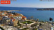Царево времето на живо, подвижна уеб камера,  център, пристанище, улици, залив Черно море, до Ахтопол на 70 км. от Бургас
